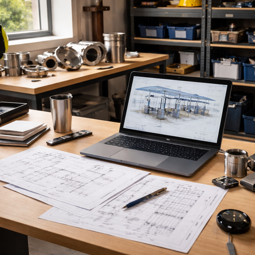 Technická projektová dokumentace a plánování povolení výstavby firemní čerpací stanice