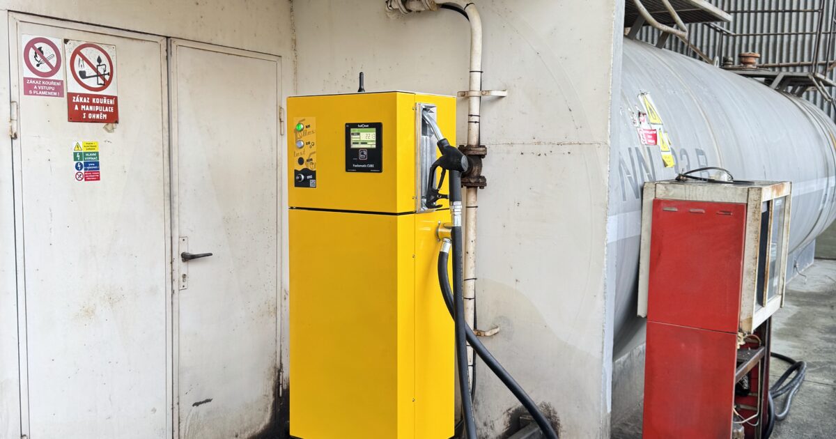 Betonáž a výstavba základové desky pro firemní čerpací stanici FuelingBest