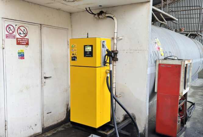 Betonáž a výstavba základové desky pro firemní čerpací stanici FuelingBest